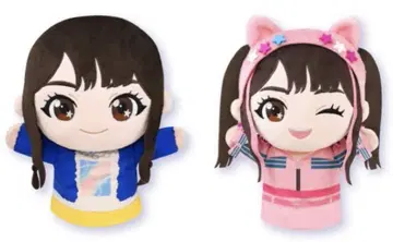 GIGO 한정판 미즈키 나나 퍼펫 봉제 인형 2개 세트 택 포함