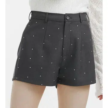 jouetie 큐빅 숏팬츠 그레이