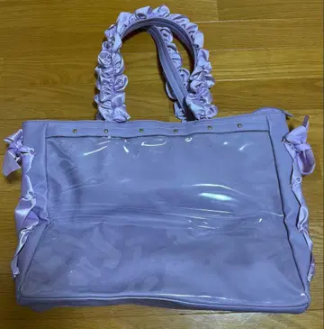 자카마트 A3 핸들 프릴 이타백용 토트백 라벤더