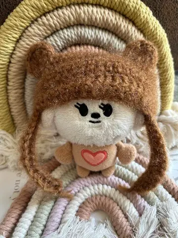 TXT 뿔바투 곰 귀 니트 모자