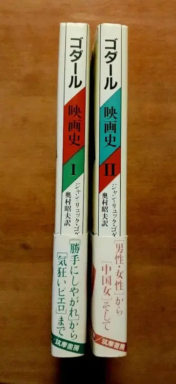 고다르 영화사 I & II 2권 세트 치쿠마 쇼보