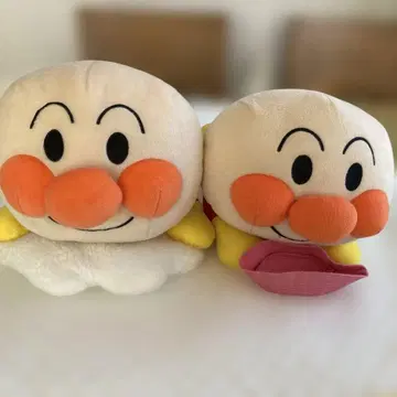 호빵맨 봉제 인형 2개 세트