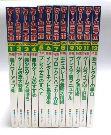 게임 라보 2000년 1~12월호 세트 상태 좋음 구매 시 가격의 1/3