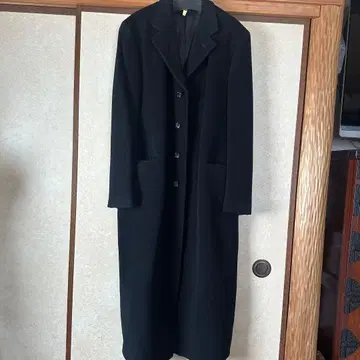 [ 새상품급 ] JUN 블랙 롱 코트 L 사이즈