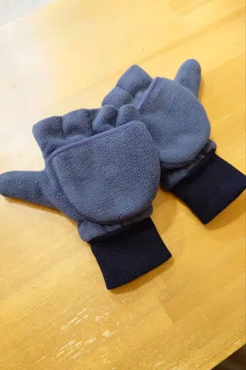 DENTS 플리스 헌팅 그로브 M 핑거리스 차콜 그레이