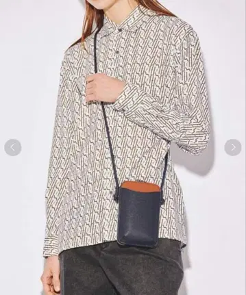 다케오 키쿠치 숄더백 합성 피혁제