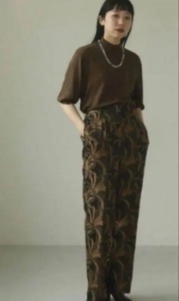 TODAYFUL(투데이풀) Jacquard Slit Trousers