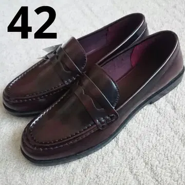 택 포함 새상품 H&M 로퍼 버건디 42 약 26~26.5cm