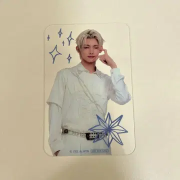 &TEAM 카페 JO 평일 특전 오리지널 클리어 카드 조