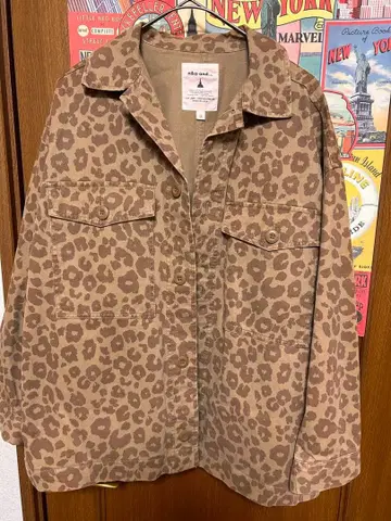 niko and - 레오파드 무늬 밀리터리 자켓