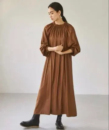 [ 새상품 ] todayful 넥 개더 드레스 원피스 36