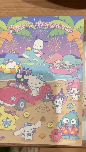 산리오 캐릭터 엽서 주주 우대