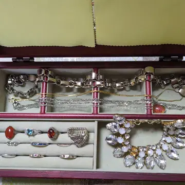 빈티지 주얼리 세트 목걸이 팔찌 반지