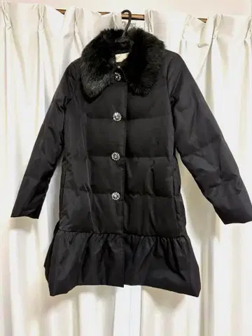 케이트 스페이드 블랙 다운 자켓 사이즈 0