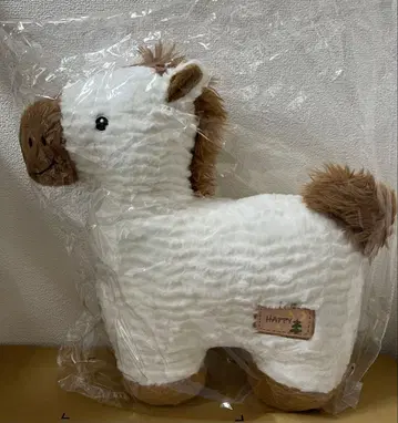 말 모양 봉제 인형 약 40x50x10cm