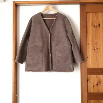 ships 쉽스 리버서블 무스탕 자켓 브라운