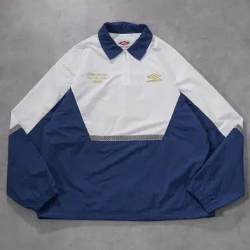 엄브로 나일론 자켓 구제 의류 하프 지퍼 자수 로고 L 네이비 17622