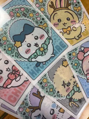 치이카와 크리스마스 디자인 클리어 파일 6장 세트