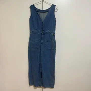 리 데님 원피스