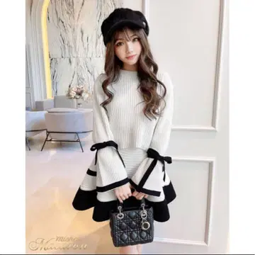 미셸 마카롱 셋업 화이트