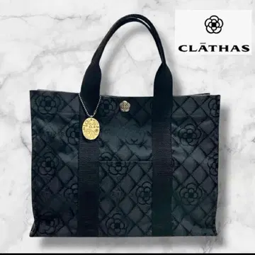 CLATHAS 클레이사스 토트백 까멜리아 A4 수납 가능 블랙