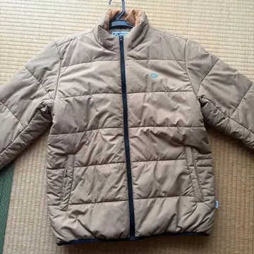 DISCUS 베이지 퀼팅 자켓