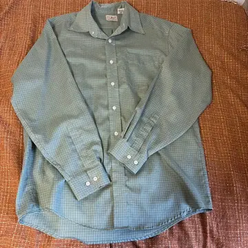 LL.Bean 체크 무늬 긴팔 셔츠 그린 계열