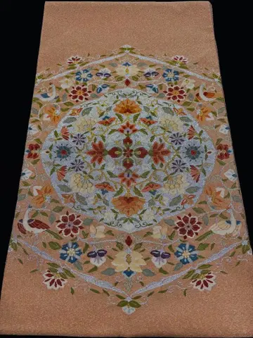 [명철] 후쿠로 오비 보상화 귀여운 색감 반짝이는 오타이코 패턴