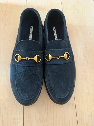 CONVERSE 네이비 스웨이드 로퍼