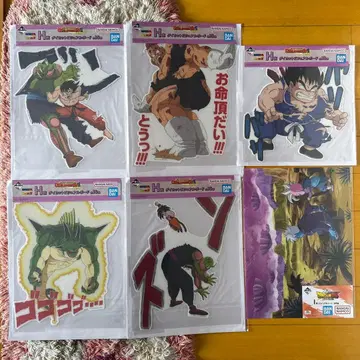 드래곤볼 다이컷 비주얼 보드 5종 비주얼 시트 1장