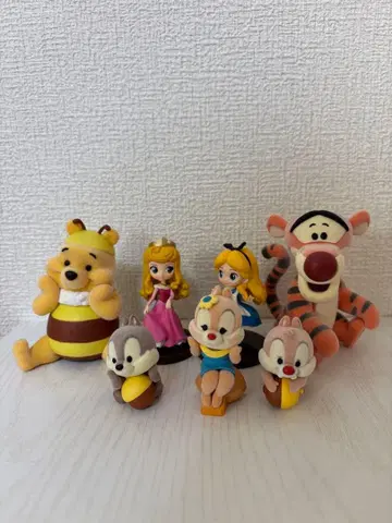 디즈니 캐릭터 피규어 7개 세트
