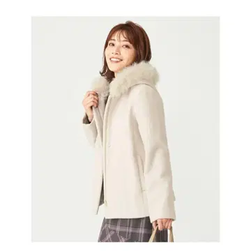 anysis 푸드코트 노카라 코트 숏코트 2way