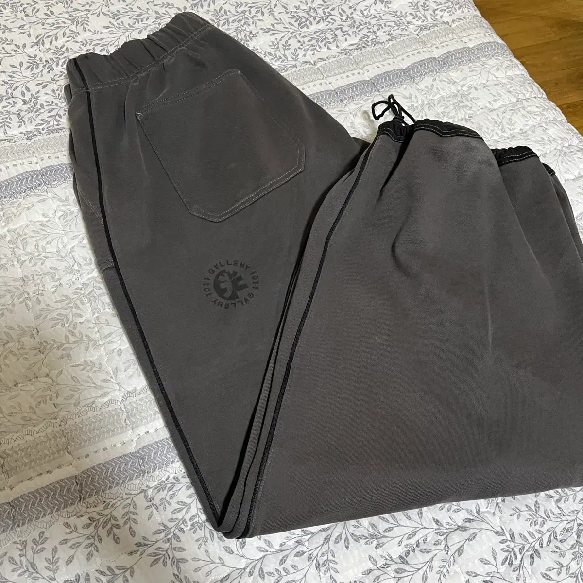 [4] Polyteru X 1011 Fatigue Sweatpants / Washed Green