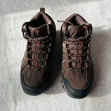 브라운 하이컷 등산화 40