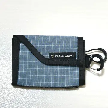 미사용 PAAGO WORKS TRAIL BANK 3단 폴더형 지갑