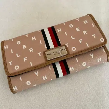 TOMMY HILFIGER 로고 프린트 장지갑