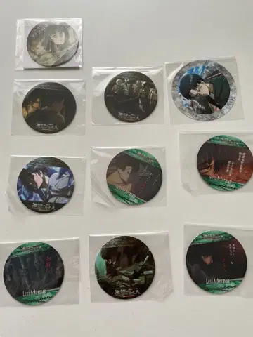 진격의 거인 리바이 코스터 묶음 판매