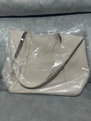 capricieux le'mage 소프트 가죽 토트백 베이지