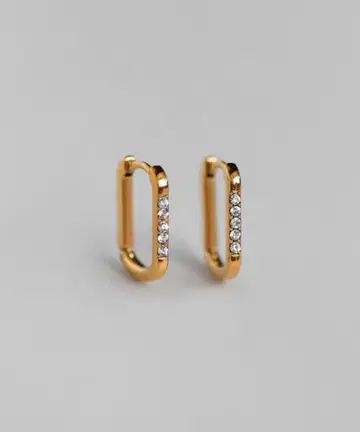 미미33 비쥬 라인 후프 귀걸이 [써지컬 스테인리스] [Basic]