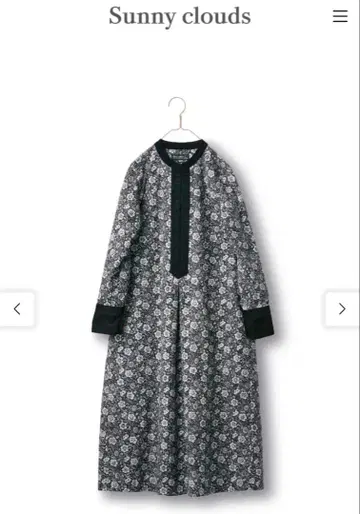 Sunny clouds 플라워 프린트 롱 원피스