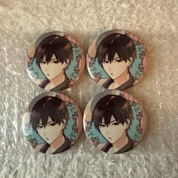 고서점 거리의 하시히메 십년 레코드 카와세 캔뱃지 세트