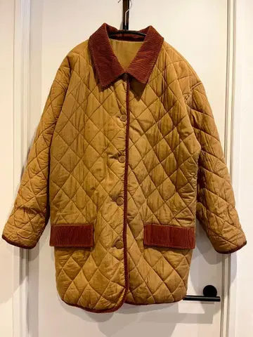 vintage 퀼팅 자켓