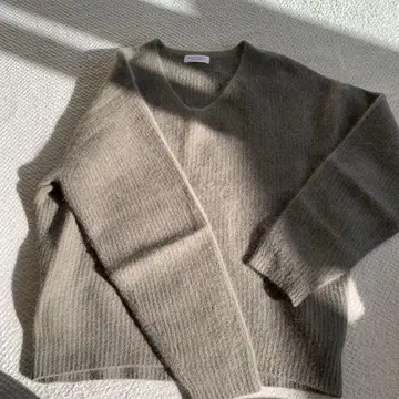 BEAUTY&YOUTH V넥 스웨터 그레이 계열