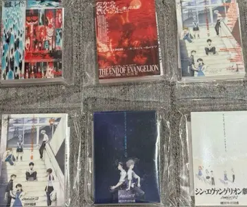 신세기 에반게리온 포스터 아크릴 블록 전 6종 컴플리트 세트