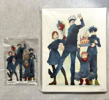 주술회전 MAPPA 고죠 사토루 생일 캠퍼스 아트 아크릴 스탠드