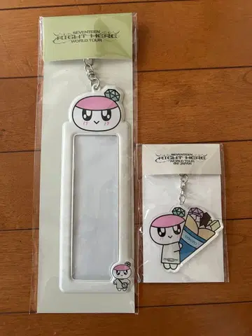 SEVENTEEN 봉봉이 2컷 포토 홀더 & TOKYO 키링