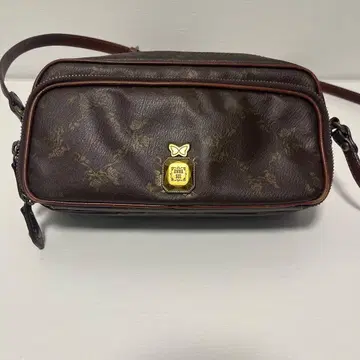 레트로 안나수이 ANNA SUI 숄더백 사선 브라운