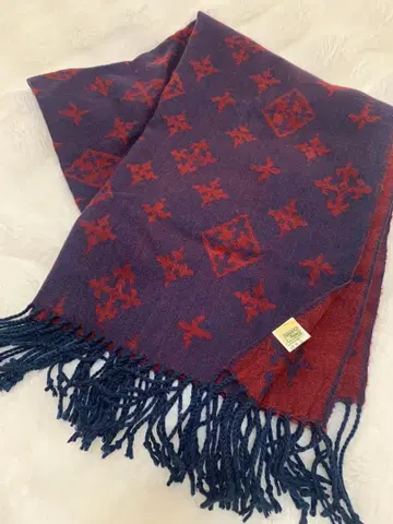 Daily russet 울 대형 스톨 보르도