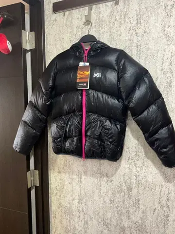 MILLET 다운 자켓 블랙 S 사이즈