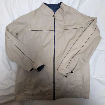 리버서블 점퍼 네이비 & 베이지